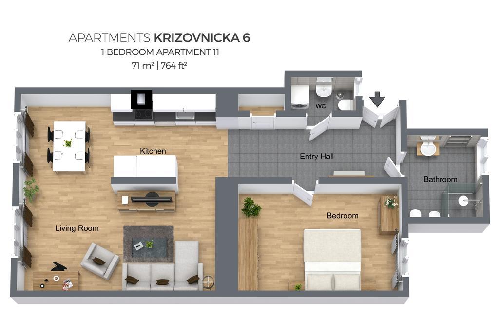 Apartments Krizovnicka Prague Room photo